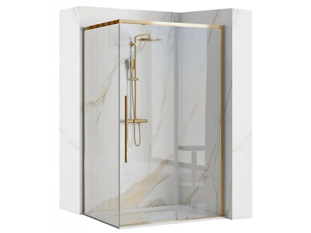 Cenová Bomba REA - Sprchový kout Solar 90x120 zlatá REA-K4902