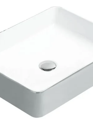 MEXEN - Estela umyvadlo na desku 50x40 cm bílá / stříbrná 22105052 Expresní Doručení