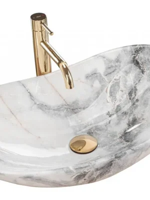 Rychlé Dodání REA - Umyvadlo na desku Royal Granit 61x35 REA-U8596