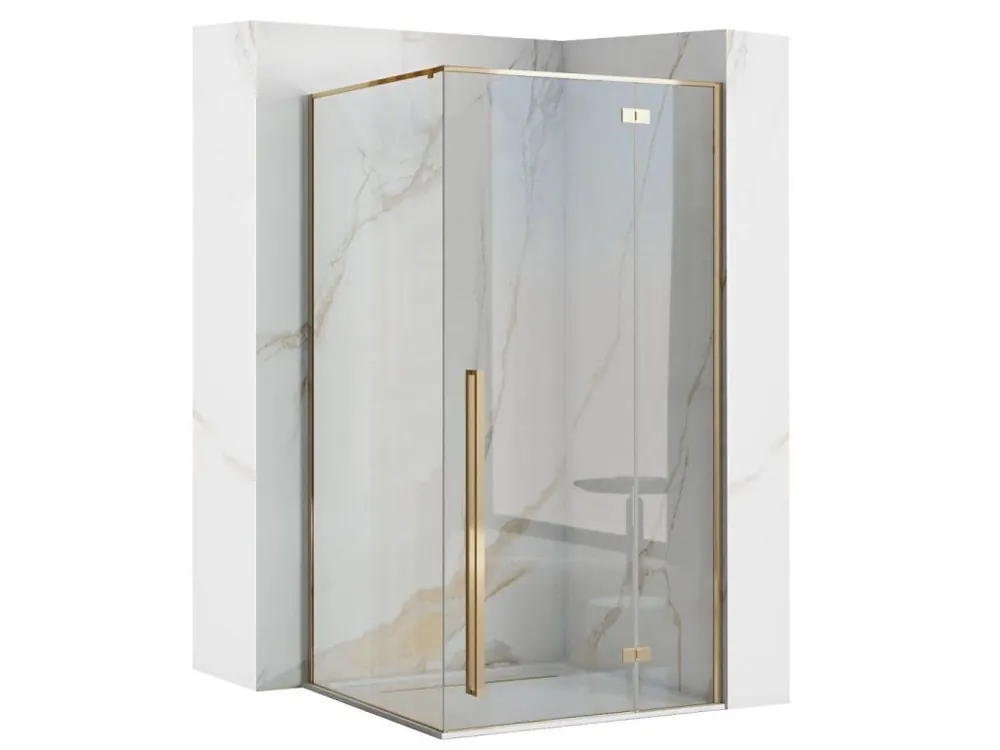 Kup Teď REA - Sprchový kout Fargo Fargo 90x120 zlatý REA-K6614