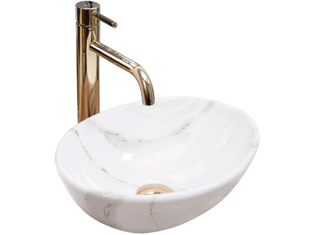 Levný Umyvadlo na desku Rea Sofia Mini Aiax Shiny REA-U8014