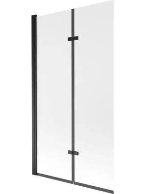 Cenová Bomba MEXEN - Castor vanová zástěna 2-křídlo 100 x 150, dekor, černá 892-100-002-70-30