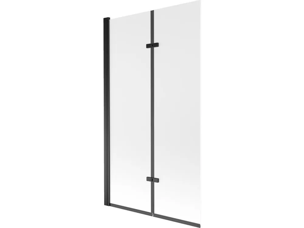 Cenová Bomba MEXEN - Castor vanová zástěna 2-křídlo 100 x 150, dekor, černá 892-100-002-70-30