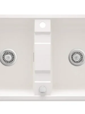 Jen Po Omezenou Doba DEANTE - Eridan alabaster - Granitový dvoudřez ZQE_A203