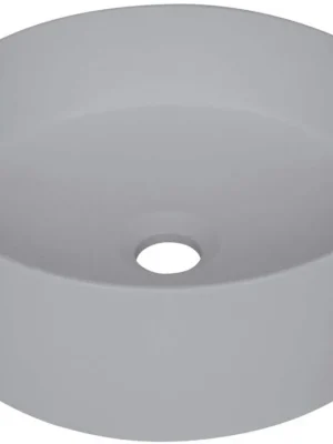 Nejlepší Cena DEANTE - Silia šedá metalic - Granitové umyvadlo, na desku CQS_SU4S