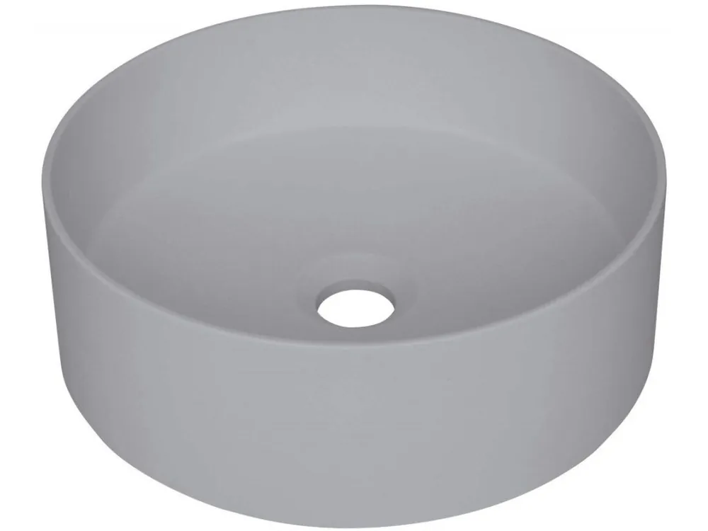 Nejlepší Cena DEANTE - Silia šedá metalic - Granitové umyvadlo, na desku CQS_SU4S