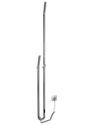 Značkový Sapho DUOPASSO elektrický sušák ručníků s časovačem 122x1700mm, 45 W, chrom ER730