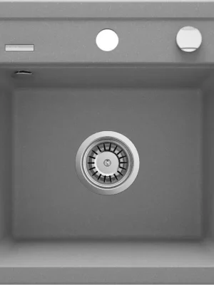 Cenový Hit DEANTE - Zorba šedá metalic - Granitový dřez ZQZ_S103