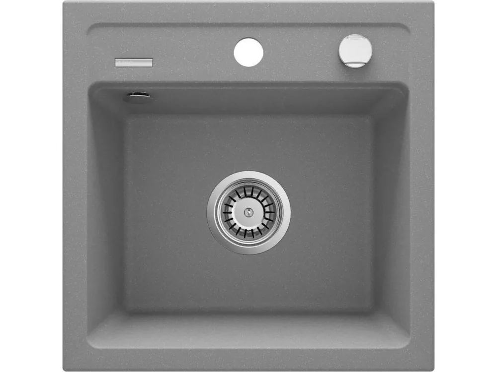 Cenový Hit DEANTE - Zorba šedá metalic - Granitový dřez ZQZ_S103