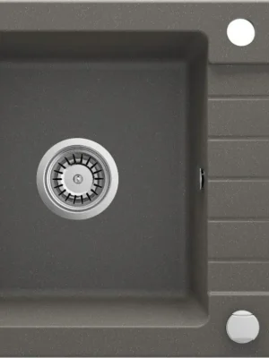 DEANTE - Zorba antracit metalic - Granitový dřez s odkapávačem ZQZ_T11A Poslední Šance