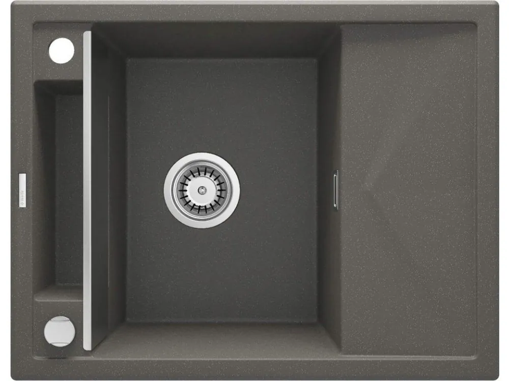 Nakupujte Hned DEANTE - Magnetic antracit metalic - Magnetic Granitový dřez s odkapávačem ZRM_T11A