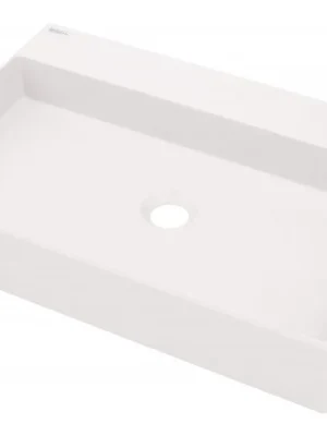 DEANTE - Correo alabaster - Granitové umyvadlo, na desku - 60x40 cm CQR_AU6S Top Prodej