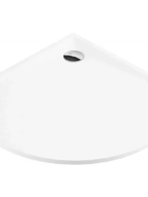 DEANTE - Kerria plus bílá - Akrylátová sprchová vanička, půlkulatá, 80 cm KTS_054B Časově Omezené