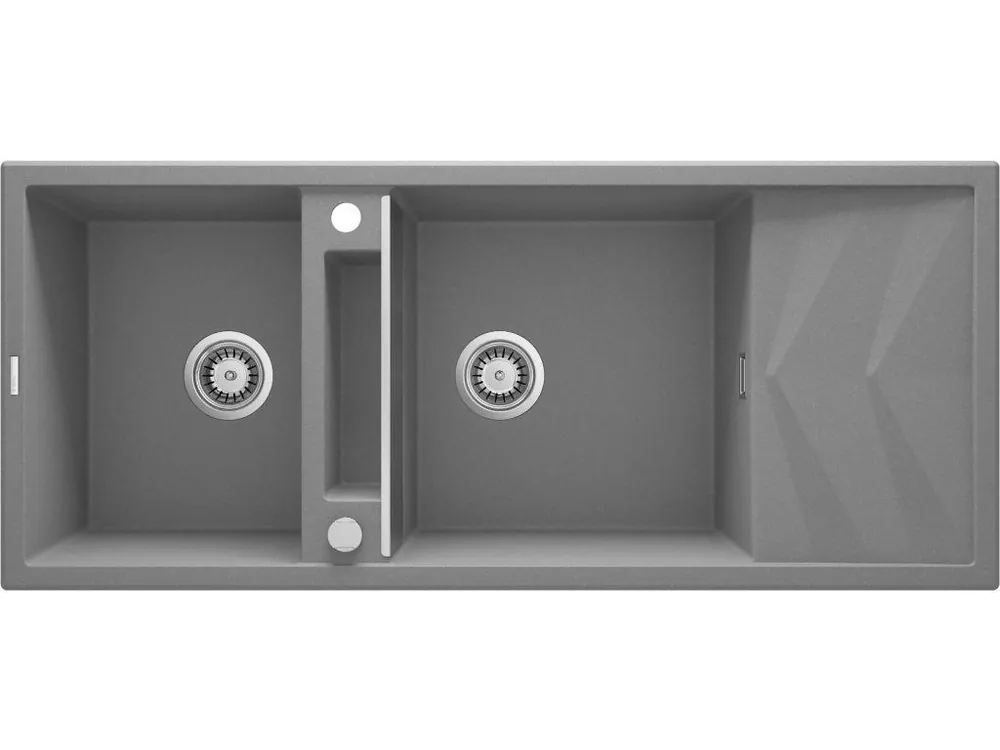 DEANTE - Magnetic metallic grey granitový dřez, 2-bowl ZRM_S213 Nakupujte Hned