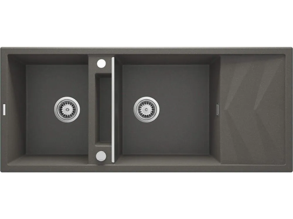 DEANTE - Magnetic anthracite metallic granitový dřez 2-bowl ZRM_T213 Akční Nabídka