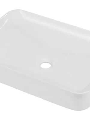 DEANTE - Tess bílá - Keramické umyvadlo na desku - 60x40 cm CDS_6U6S Rychlé Dodání