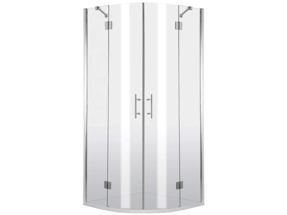 DEANTE - Abelia chrom Sprchový kout, čtvrtkruh, 80x80 cm - čtyřstranný KTA_052P Expresní Doručení