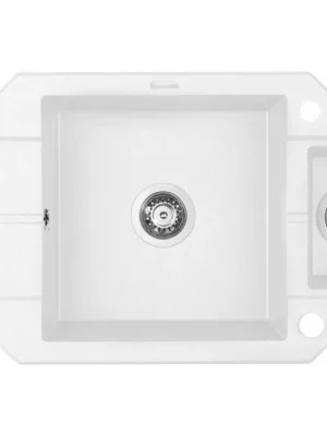 Levný DEANTE - Hexon alabastrový Granitový dřez, 1,5-miska s odkapávačem - Space-Saver ZQP_A653
