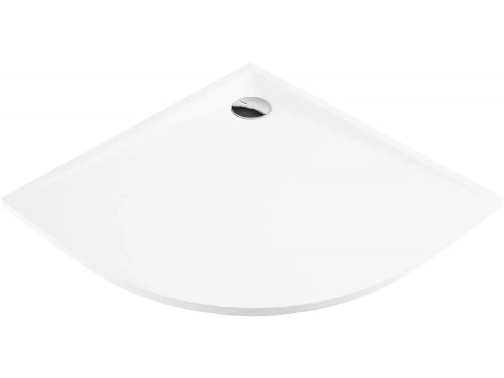 Poslední Šance DEANTE - Kerria plus bílá - Akrylátová sprchová vanička, půlkulatá, 90 cm KTS_053B