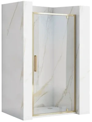 REA - Otevírací sprchové dveře Rapid Swing zlatá 90 REA-K5618 Ověřený