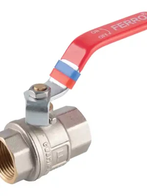 Novaservis Kulový plnoprůtočný kohout, 30bar, páka MM, F-Power Horká Nabídka