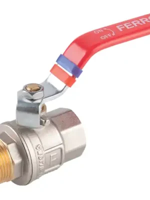 Novaservis Kulový plnoprůtočný kohout, 30 bar, páka ŠM, F-Power Akční Nabídka