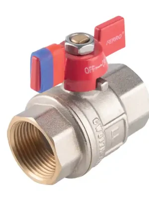 Bezpečná Platba Novaservis Kulový plnoprůtočný kohout, 30bar, motýlek MM