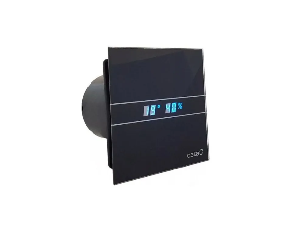 E-120 GBTH koupelnový ventilátor axiální s automatem, 6W/11W, potrubí 120mm, černá Must-Have