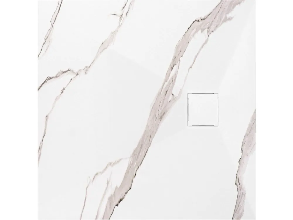 Finální Výprodej REA - Sprchová vanička Magnum CARRARA WHITE 90x90 REA-K7005