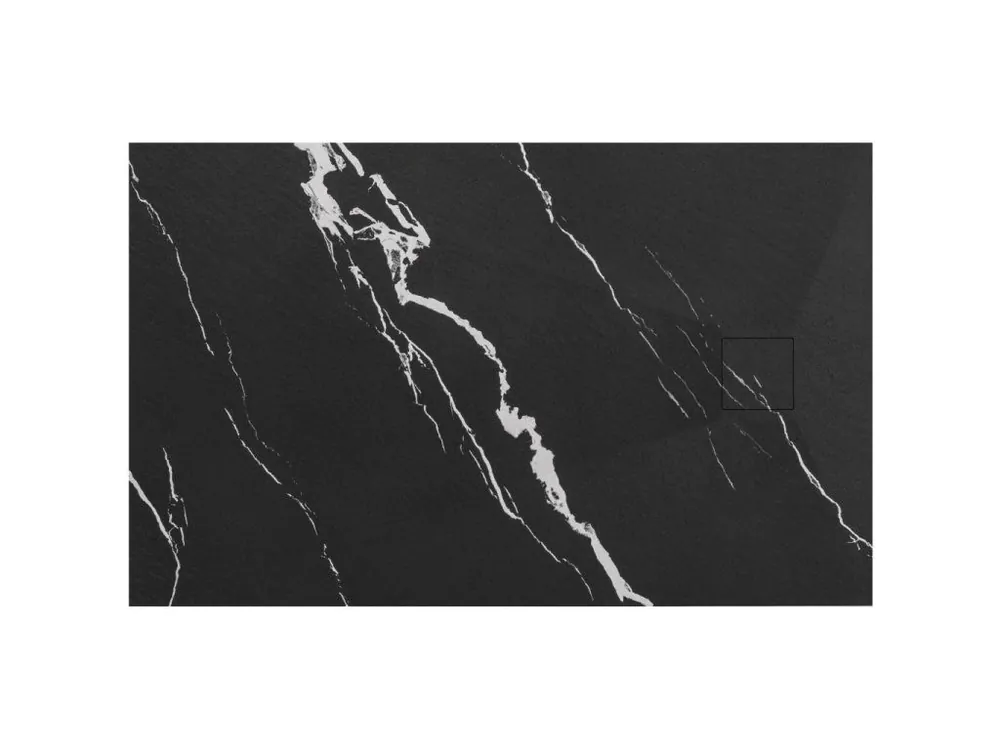REA - Sprchová vanička Magnum CARRARA BLACK 80x100 REA-K7007 Nejlepší Volba