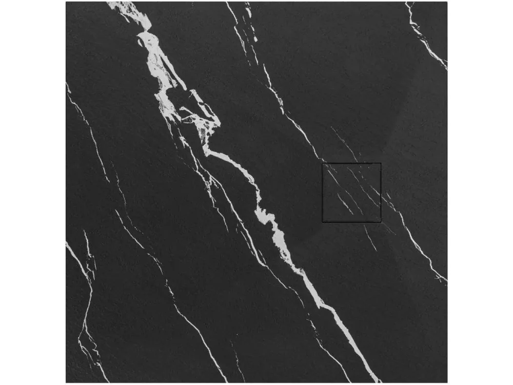 Nízká Cena REA - Sprchová vanička Magnum CARRARA BLACK 90x90 REA-K7008