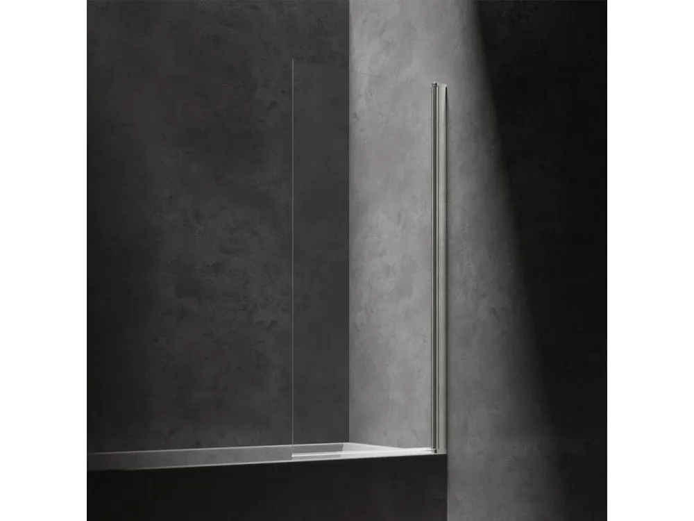 Akce OMNIRES - KINGSTON Jednokřídlá vanová zástěna, 70 cm chrom / transparent /CRTR/ XHE85CRTR