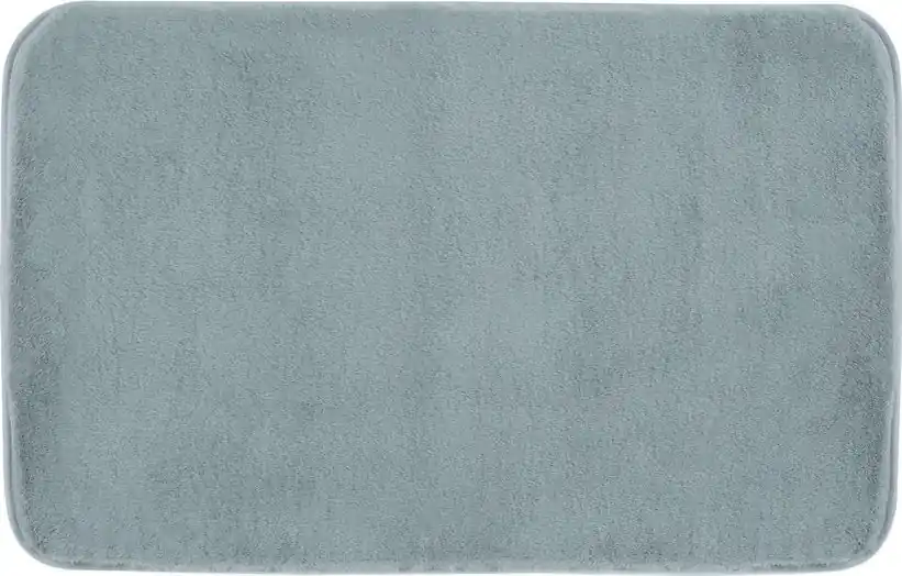Značkový Gedy FUZZY koupelnová předložka, 50x80cm, 100% polyester, protiskluz, azzuro 96FY508062