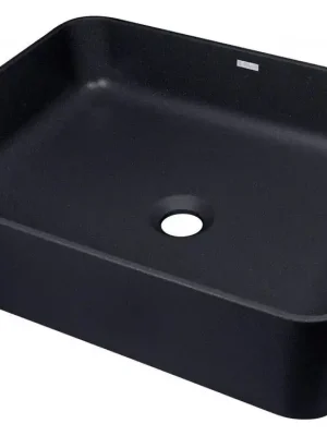 Značkový DEANTE - Temisto nero Granite umyvadlo na desku CQT_NU5S