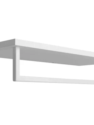 Tovární Cena SKA polička na ručníky s hrazdou 600x250mm, bílá mat - koupelny-sanita.cz