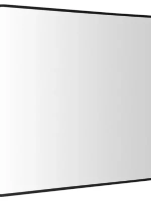 AROWANA zrcadlo v rámu 100x70cm, černá mat Levný