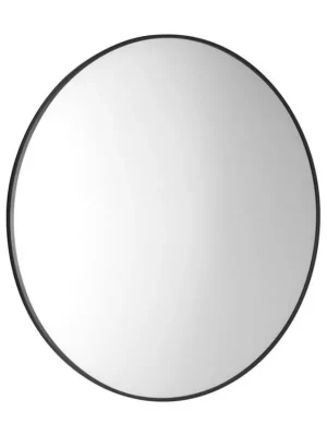 AROWANA kulaté zrcadlo v rámu o 80cm, černá mat Jen Po Omezenou Doba