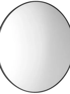 Objednat Nyní AROWANA kulaté zrcadlo v rámu o 100cm, černá mat