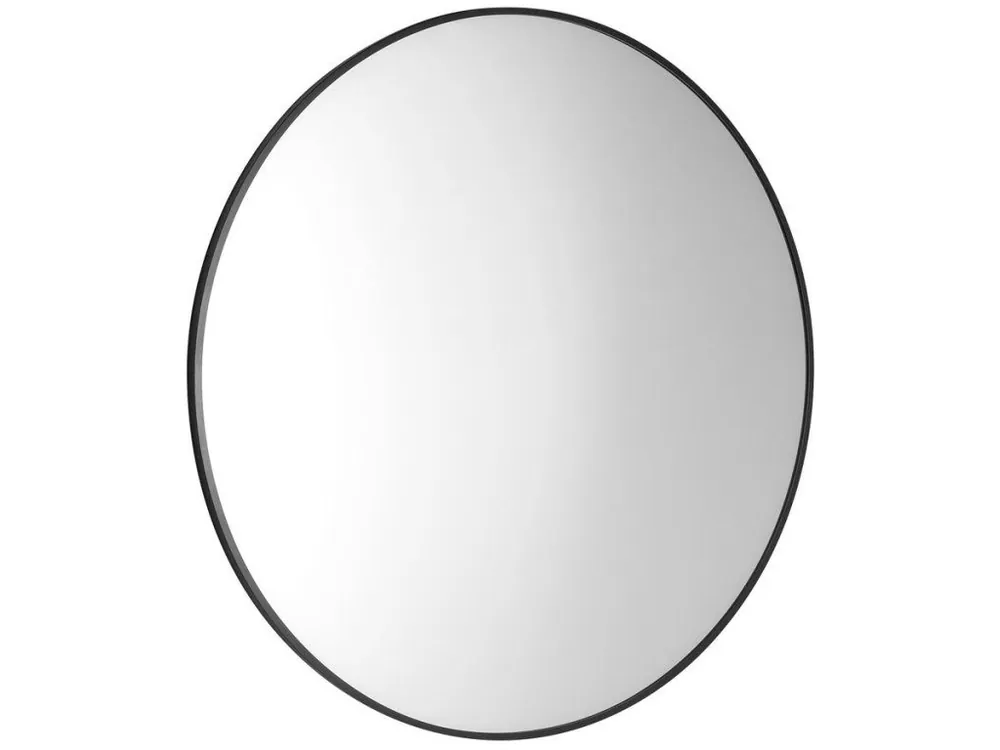 Objednat Nyní AROWANA kulaté zrcadlo v rámu o 100cm, černá mat