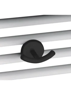 Autentický Dvojháček pro rovná a oblá otopná tělesa, černá mat