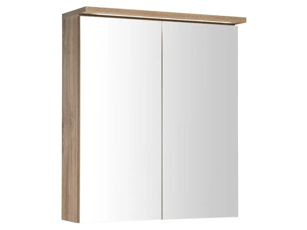 KAWA STRIP galerka s LED osvětlením 60x70x22cm, dub emporio Výprodej