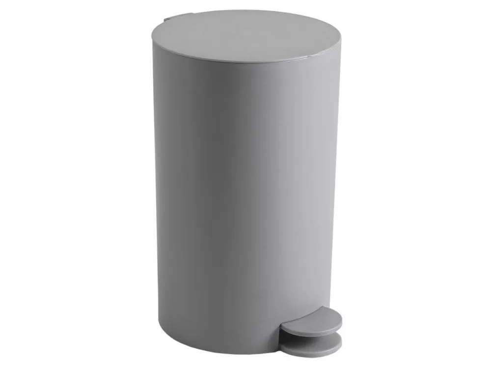 Omezená Nabídka SHARON odpadkový koš 3l, plast ABS, šedá - koupelny-sanita.cz