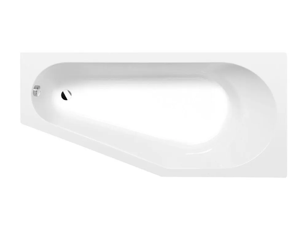 TIGRA R asymetrická vana 170x80x46cm, bílá Víkendová Akce