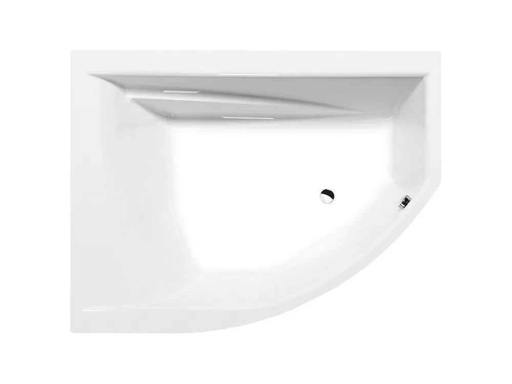 TANDEM L asymetrická vana 170x130x50cm, bílá Přímo Od Výrobce