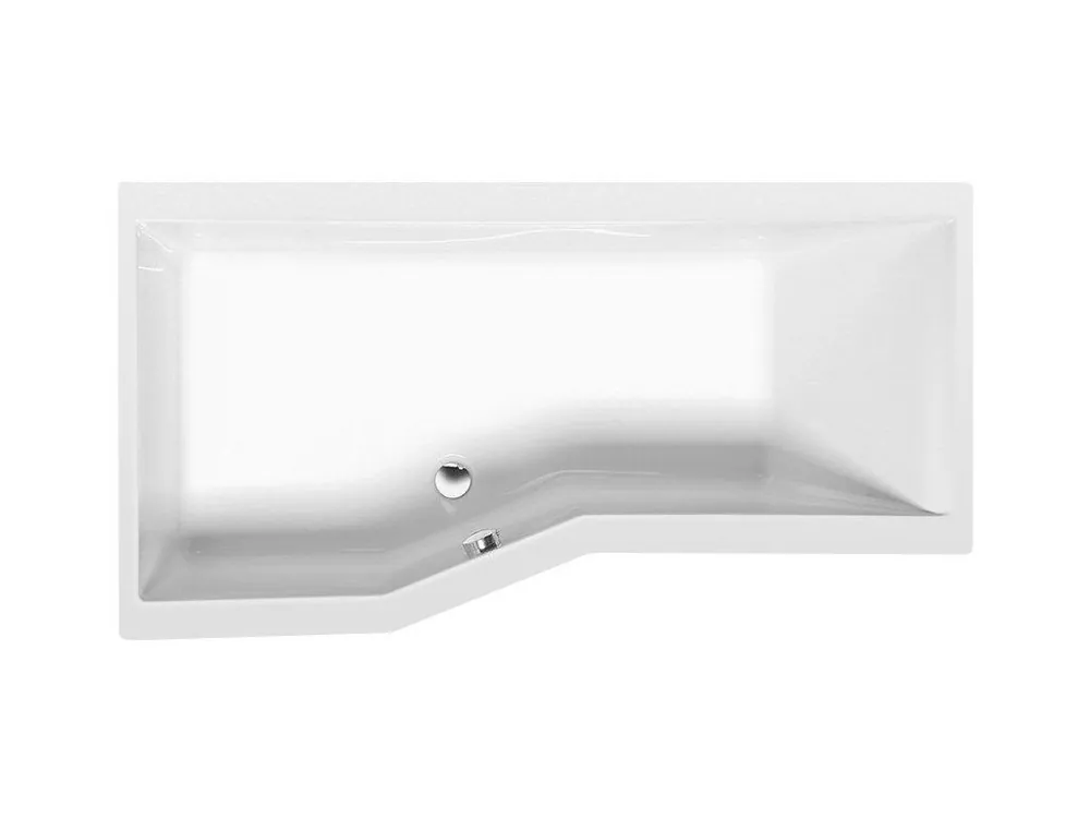 Nejlepší Cena VERSYS L asymetrická vana 160x84x70x47cm, bílá