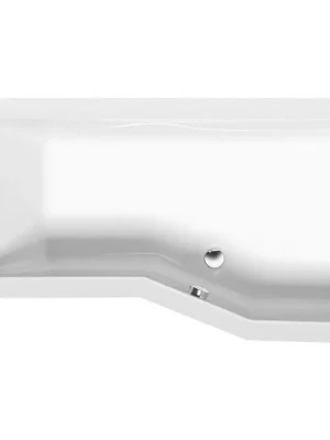 VERSYS R asymetrická vana 160x84x70x47cm, bílá Ověřený