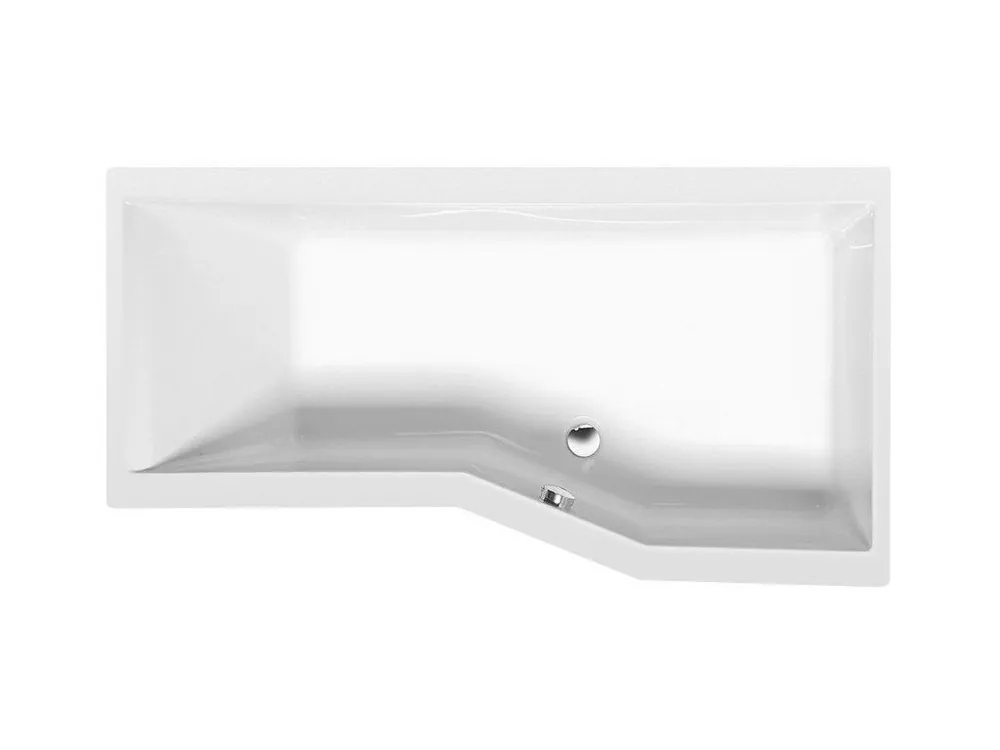 VERSYS R asymetrická vana 160x84x70x47cm, bílá Ověřený