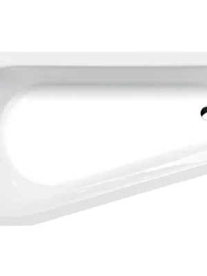 Vysoce Kvalitní PROJEKTA L asymetrická vana 160x80x44cm, bílá