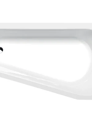 PROJEKTA R asymetrická vana 160x80x44cm, bílá Dokud Zásoby Vydrží