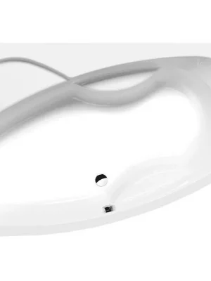 MAMBA L asymetrická vana 160x95x44cm, bílá Autentický